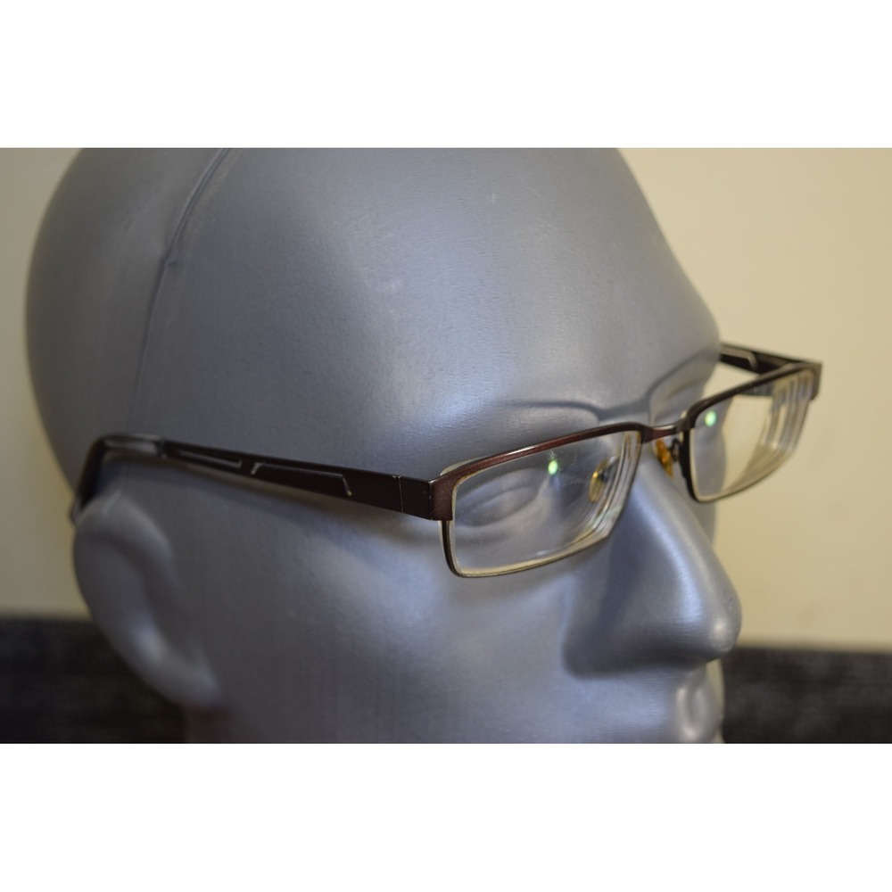 Alberto Romani Eyeglasses Frames AR 810 BR Rectangular Full Rim 52-16-145